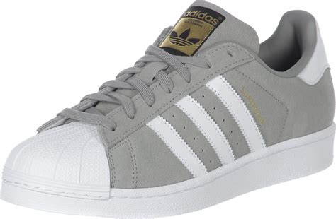 adidas suede grijs superstar|Adidas Grey Suede Shoes .